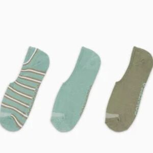 Converse 3-PK  Striped No-Show Socks